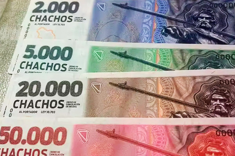  La Rioja en default: Quintela anunció que vuelve a emitir los "chachos"