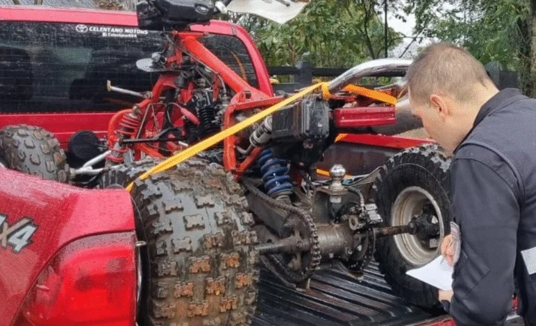 Frías: un motociclista hirió a un niño al chocar un cuatriciclo y se dio a la fuga