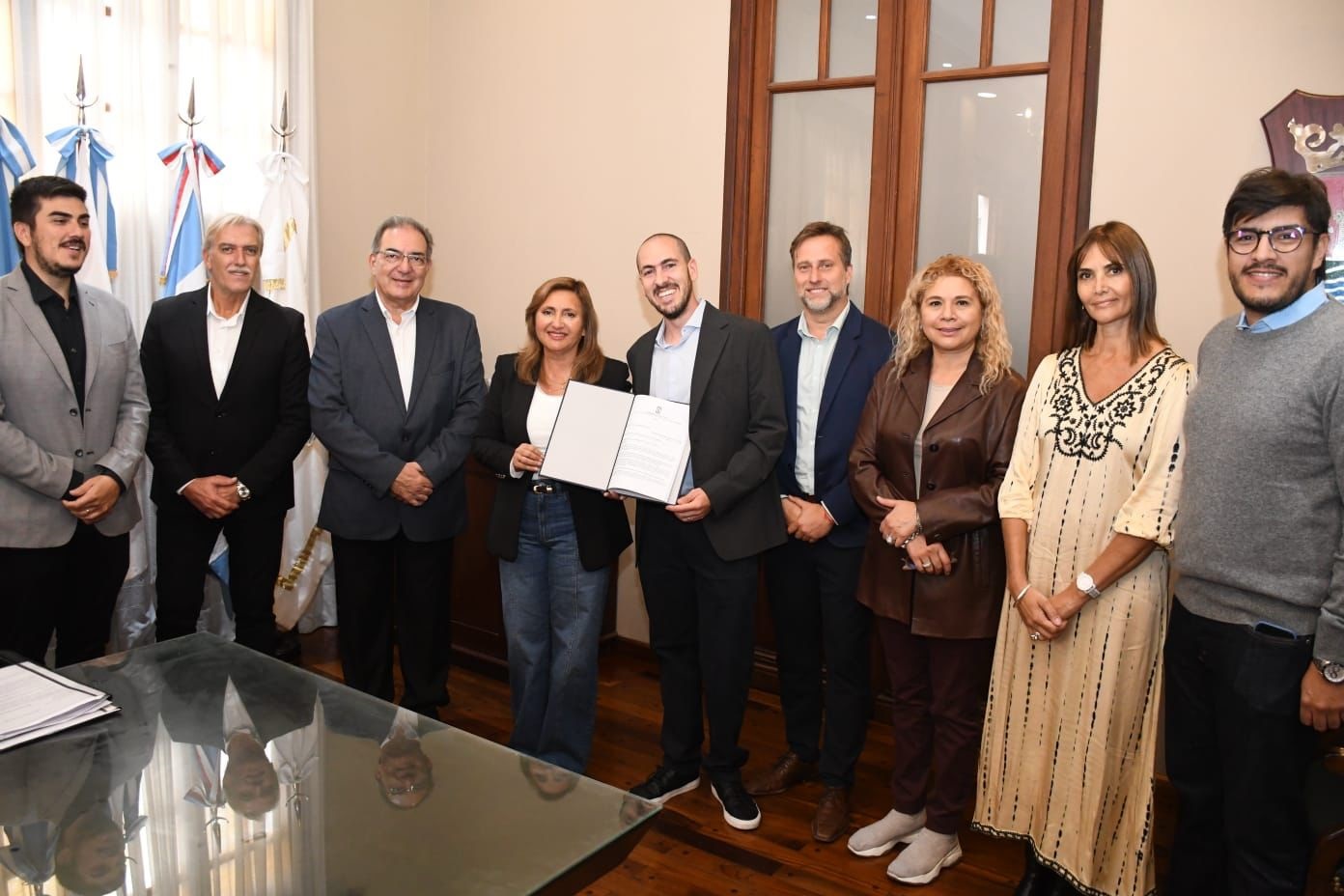 La intendente Fuentes se reunió con autoridades del Círculo Odontológico