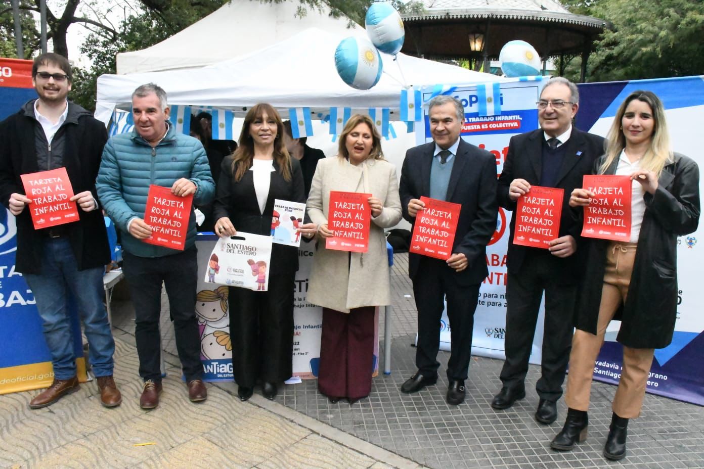 Fuentes participó de la jornada de concientización por el Día Mundial contra el trabajo infantil