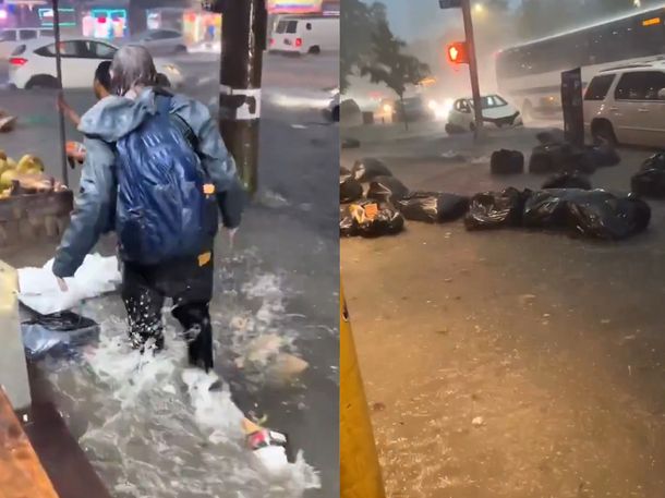 Fuertes tormentas golpean a Nueva York: inundaciones, miles de usuarios sin luz y autos atrapados