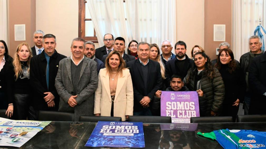Fuentes anunció la puesta en marcha del programa de contención e inclusión “Somos el Club”
