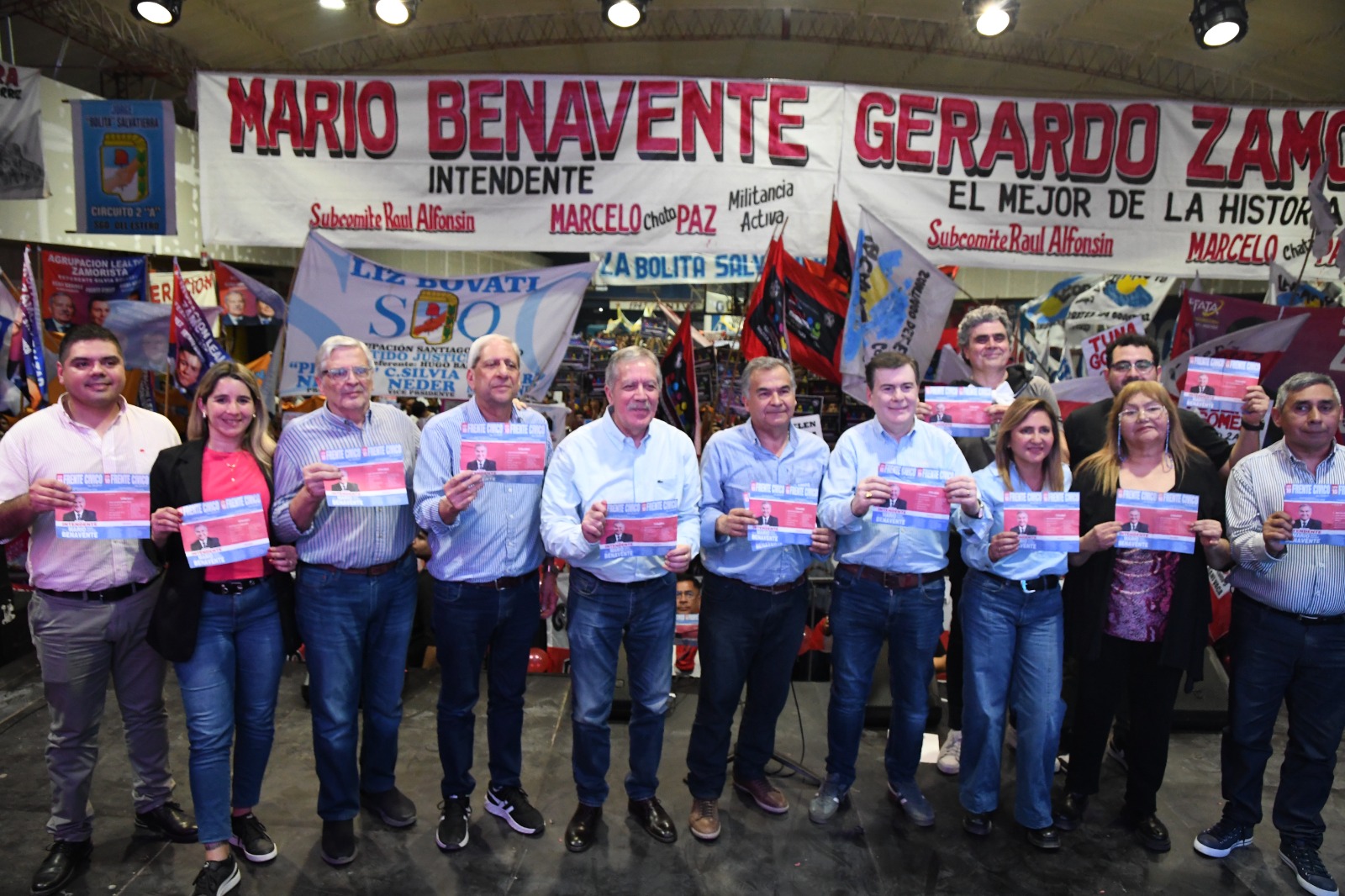Plenarios del Frente Civico en apoyo a Mario Banavente