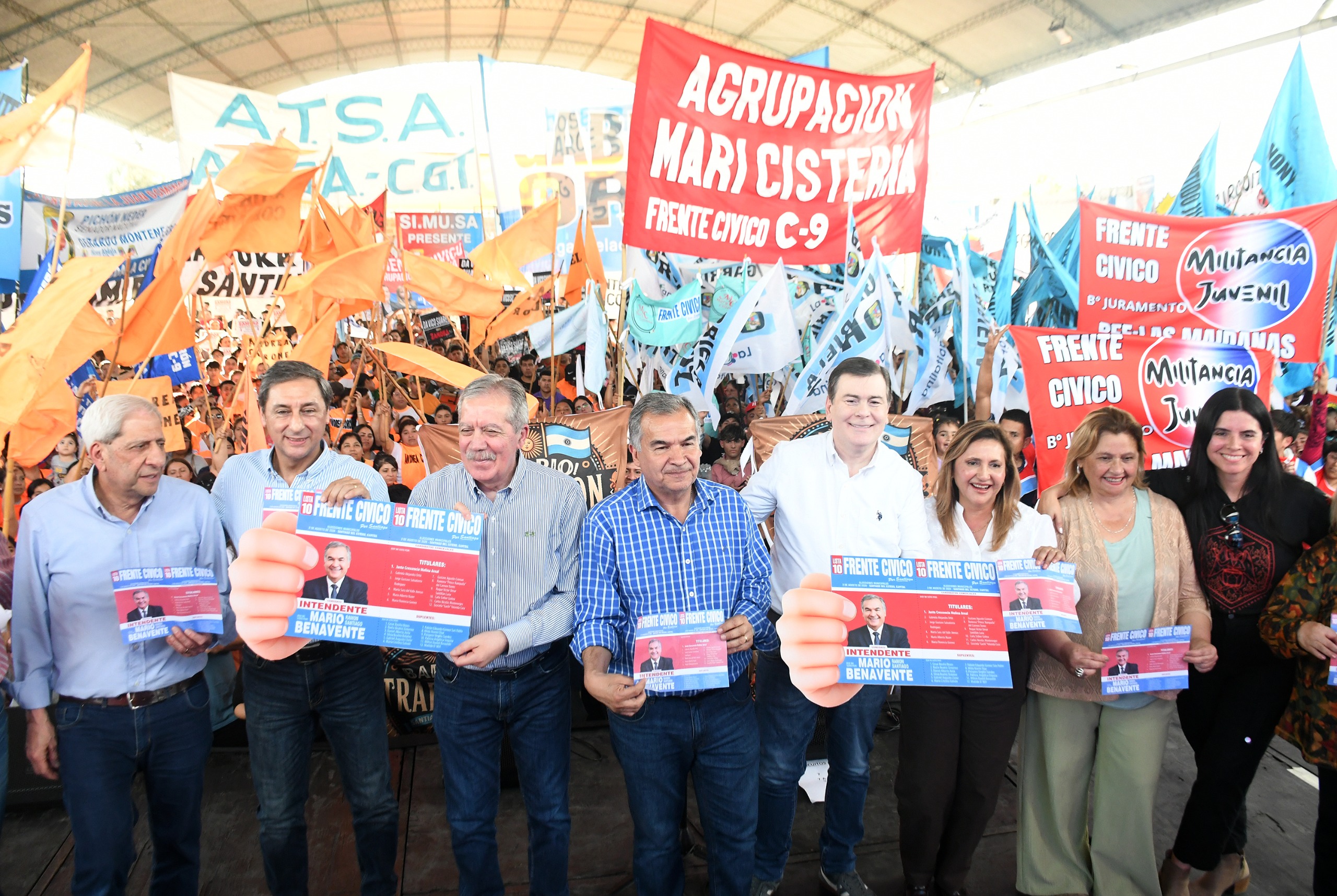 Continúan los plenarios masivos en apoyo a la candidatura de Mario Benavente 