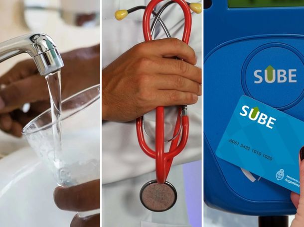 Agua, prepagas y transporte público: todos los aumentos que se vienen en mayo 2026